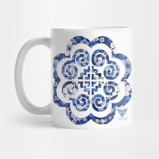 Blue Floral Mug